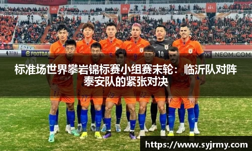 标准场世界攀岩锦标赛小组赛末轮：临沂队对阵泰安队的紧张对决